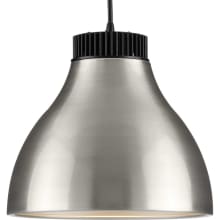 Radian LED 11" Wide LED Pendant with Metal Shade