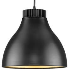 Radian LED 11" Wide LED Pendant with Metal Shade