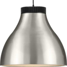 Radian LED 16" Wide LED Pendant with Metal Shade