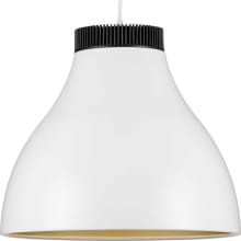 Radian LED 16" Wide LED Pendant with Metal Shade