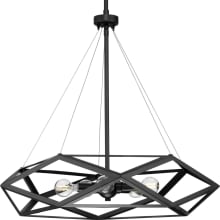 Saucedo 5 Light 25" Wide Cage Pendant