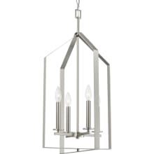 Vertex 4 Light 15" Wide Taper Candle Pendant