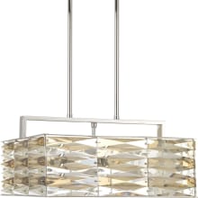 The Pointe 5 Light 16" Wide Crystal Chandelier