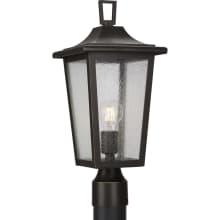 Padgett 19" Tall Outdoor Single Head Post Light with Seedy Glass Shade