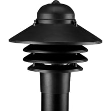 Newport 9-7/8" Tall 1 Light Outdoor Post Light with Prismatic Shade