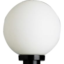 Acrylic Globe Series 10" Single-Light Post Lantern with Shatter-Resistant Acrylic Globe
