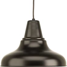 District Single Light 12" Wide Pendant