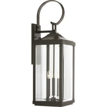 Gibbes Street 3 Light 31" Tall Large Outdoor Wall Sconce