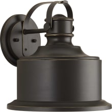 Callahan Single Light 11-1/2" High Integrated LED Outdoor Wall Sconce with A Metal Shade