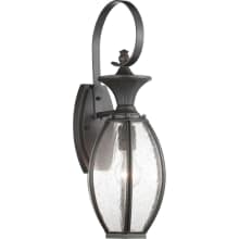 River Place Single Light 21" Tall Outdoor Wall Sconce