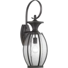 River Place Single Light 24" Tall Outdoor Wall Sconce