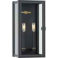 Stature 2 Light 16" Tall Outdoor Wall Sconce