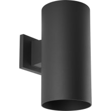 Cylinder 1 Light Outdoor Wall Sconce with Metal Cylinder Shade - 12" Tall
