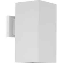 LED Square 6" Wide Integrated LED Outdoor Wall Sconce