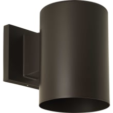 Single Light 7" Tall LED Outdoor Cylinder Wall Sconce