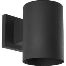 Single Light 7" Tall LED Outdoor Cylinder Wall Sconce