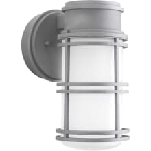 Bell 11" Tall LED Outdoor Wall Sconce with Etched Glass Diffuser