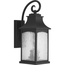 Maison 20" Tall 2 Light Outdoor Wall Sconce with Water Glass Shade