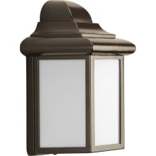 Milford 1 Light 9" Tall Outdoor Wall Sconce with Matte White Acrylic Diffuser