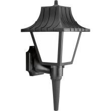 Non-Metallic 1 Light 17" Tall Outdoor Wall Sconce with White Acrylic Diffusers