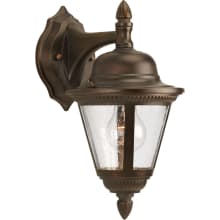 Westport 1 Light 13" Tall Outdoor Wall Sconce with Clear Seeded Glass
