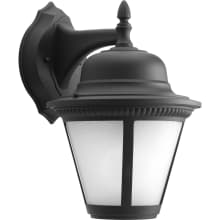 Westport LED Outdoor Wall Sconce with White Seeded Glass - 15" Tall