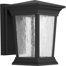 Arrive LED Outdoor Wall Sconce with Seedy Glass - 9" Tall