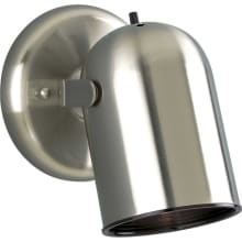 Directional Series 5" Single-Light Fully Adjustable MR-16 Round-Back Wall or Ceiling Fixture with On/Off Switch
