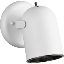Directional Series 5" Single-Light Fully Adjustable MR-16 Round-Back Wall or Ceiling Fixture with On/Off Switch