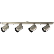Directional 36" Convertible 4 Light Fixed Rail Fixture / Wall Sconce