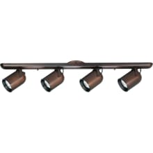 Directional 36" Convertible 4 Light Fixed Rail Fixture / Wall Sconce