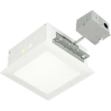 9.5" Square Complete Recessed Trim and Housing Package - 100W Max