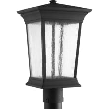 Arrive LED Post Light with Seedy Glass - 16" Tall