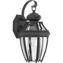 New Haven Single Light 7-5/8" Wide Outdoor Wall Sconce with Clear Beveled Glass Panels