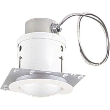 6" Round Complete Recessed Trim and Housing Package - 45W Max