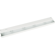 Hide-a-Lite III 24" Four-Light Undercabinet Xenon Fixture with Frosted Tempered Glass Lens