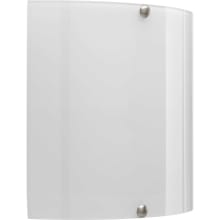 LED Wall Sconce with Glass Diffuser - ADA Compliant - 11" Wide