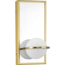 Pearl LED 12" Tall LED Wall Sconce with Frosted Glass Shade