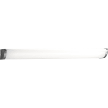 Linear Fluorescent Bath Series 36-1/2" Two-Light Energy Star Qualified Bath Bar with White Acrylic Diffuser and 120V-277V HPF Electronic Ballast