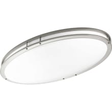 LED CTC COMM Light 32-1/2" Wide Integrated LED Flush Mount Ceiling Fixture with Acrylic Diffuser