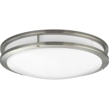 LED CTC COMM Light 14" Wide Integrated LED Flush Mount Ceiling Fixture with Acrylic Diffuser