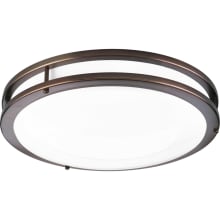 LED CTC COMM Light 14" Wide Integrated LED Flush Mount Ceiling Fixture with Acrylic Diffuser
