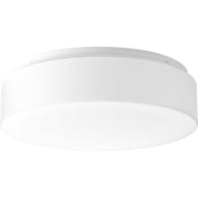 Drums and Clouds Convertible 13-5/8" Wide Integrated LED Flush Mount Drum Ceiling Fixture / Wall Sconce