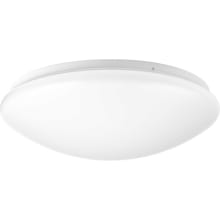 Drums and Clouds Convertible 13-5/8" Wide Integrated LED Flush Mount Bowl Ceiling Fixture / Wall Sconce