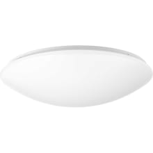 Drums and Clouds Convertible 17" Wide Integrated LED Flush Mount Bowl Ceiling Fixture / Wall Sconce