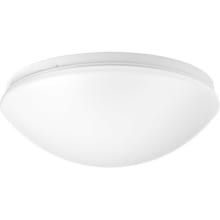 Drums and Clouds Convertible 10-5/8" Wide Integrated LED Flush Mount Bowl Ceiling Fixture / Wall Sconce
