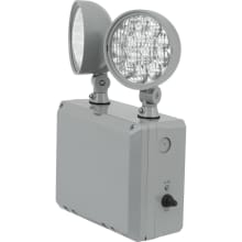 Double Head Adjustable LED Emergency Flood Light with Remote Capacity
