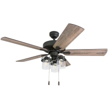 Briarcrest 52" 5 Blade Indoor Ceiling Fan with Light Kit Included