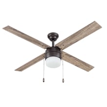 Chism 52" 4 Blade Indoor / Outdoor LED Ceiling Fan