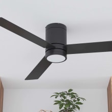 Espy 52" 3 Blade Indoor LED Ceiling Fan with Remote Control